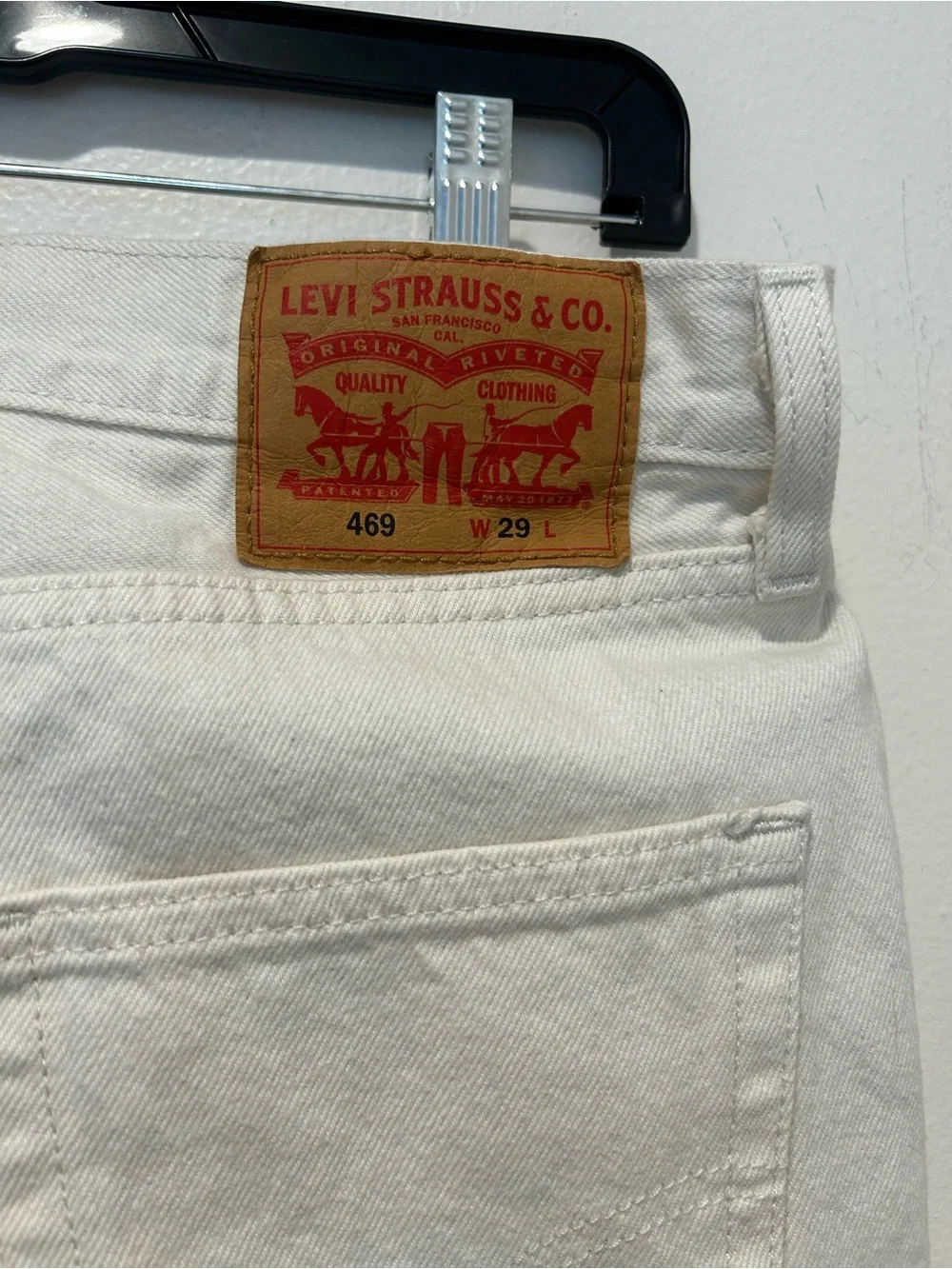 Levi's Men’s White Denim Jean Shorts